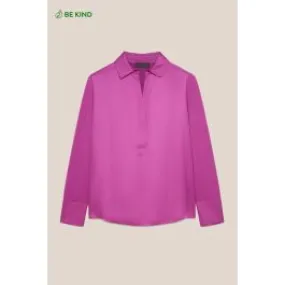 T-shirt in viscosa ECOVERO donna Fucsia