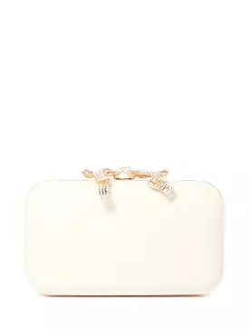 Tara Bow Metal Hardcase Clutch