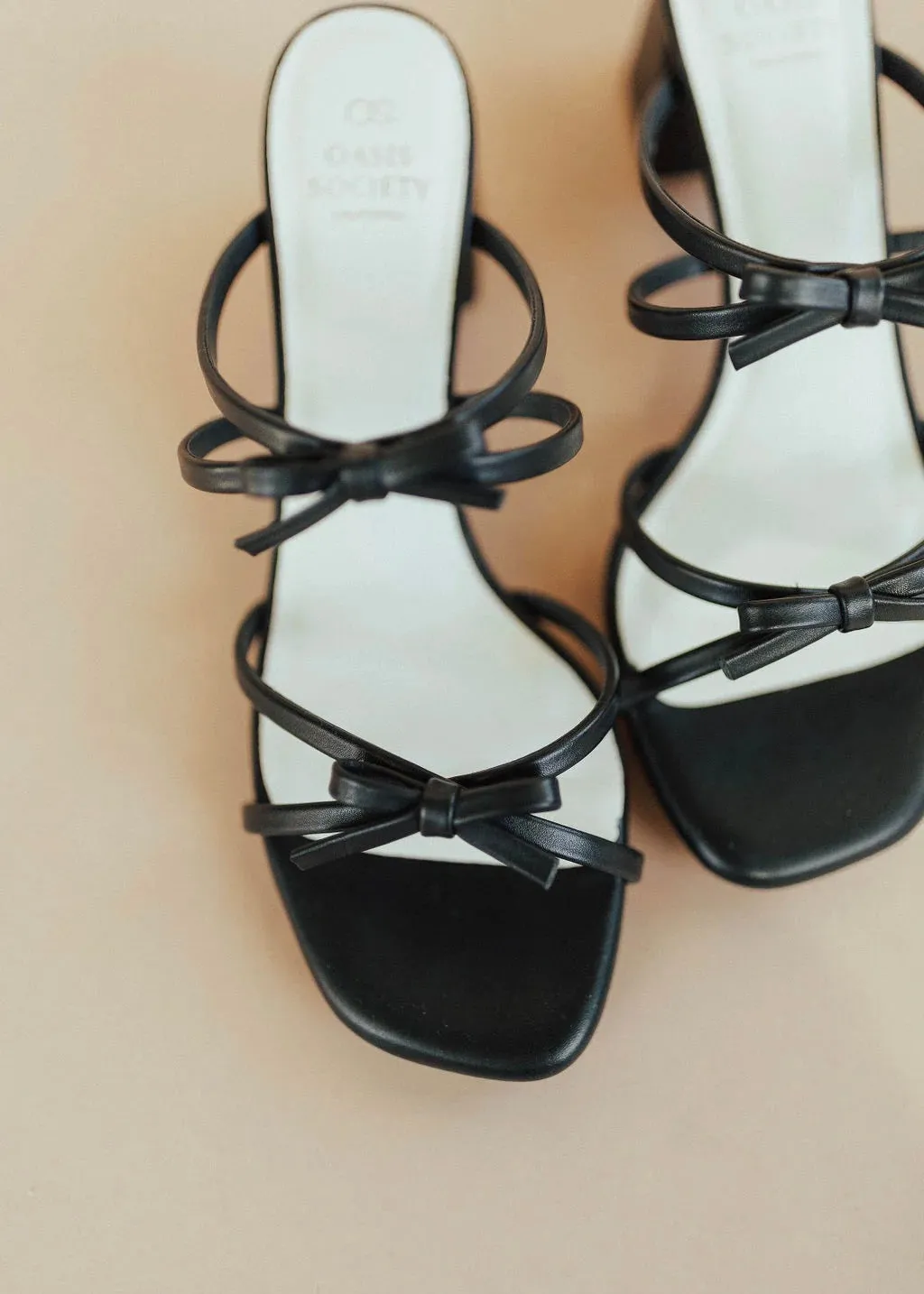 The Maci Black Bow Heel