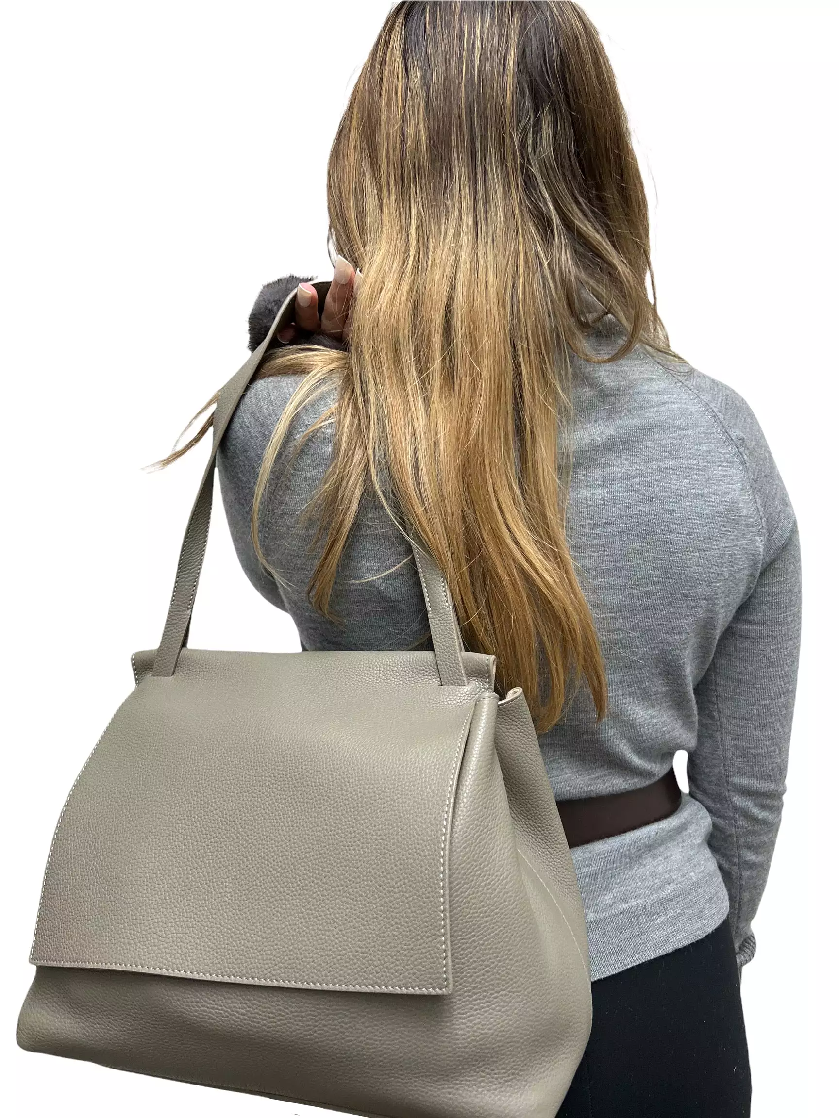 The Row Sidekick 2 Leather Shoulder Bag