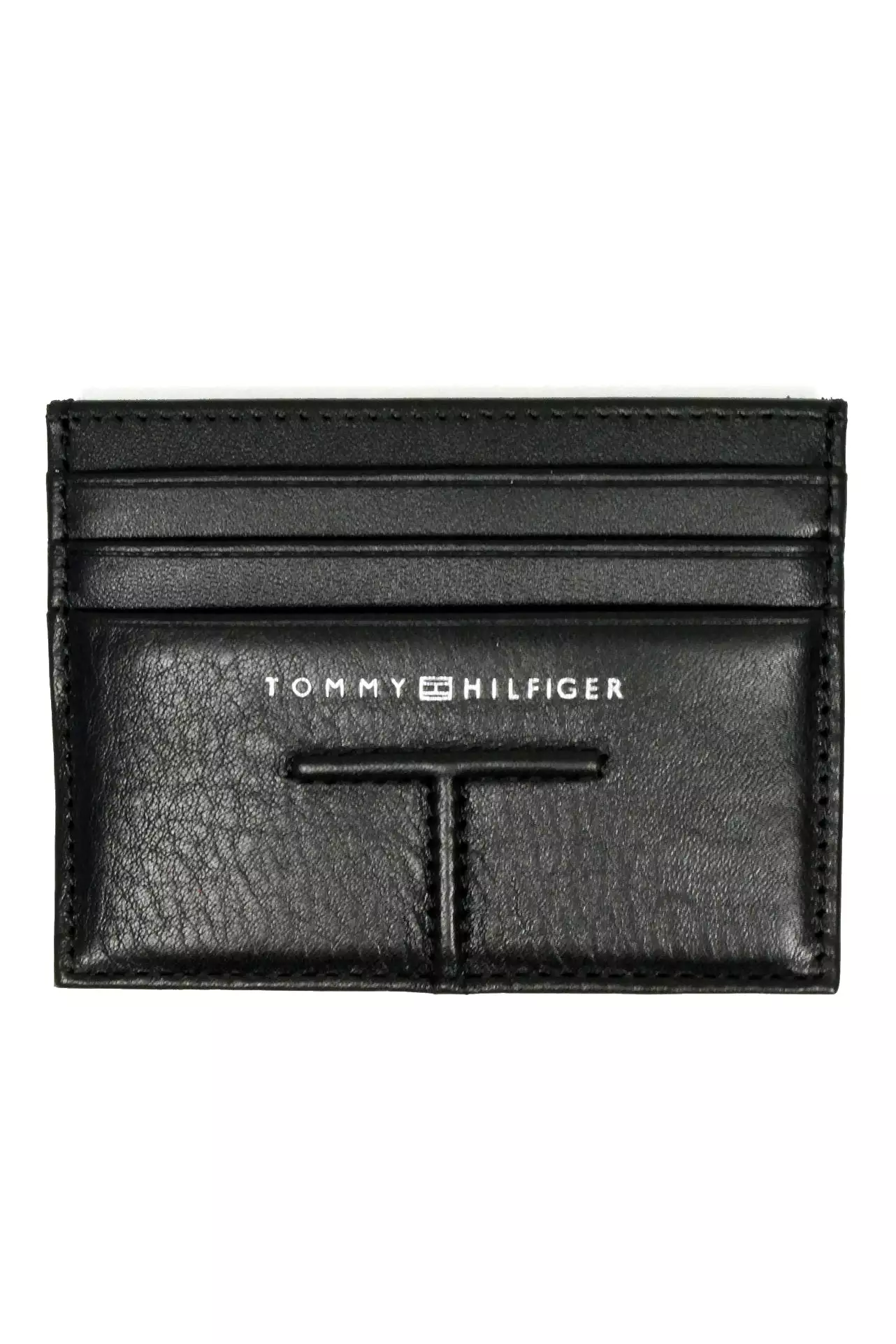 Tommy Hilfiger Mens Central Leather Card Holder