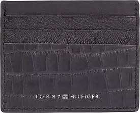 Tommy Hilfiger Texture Leather Credit Cardholder