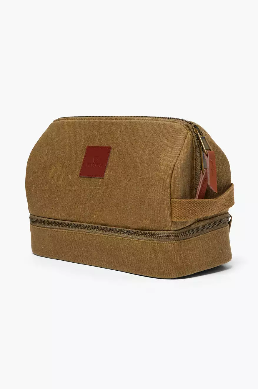 Traveller Dopp Kit - Olive Brown