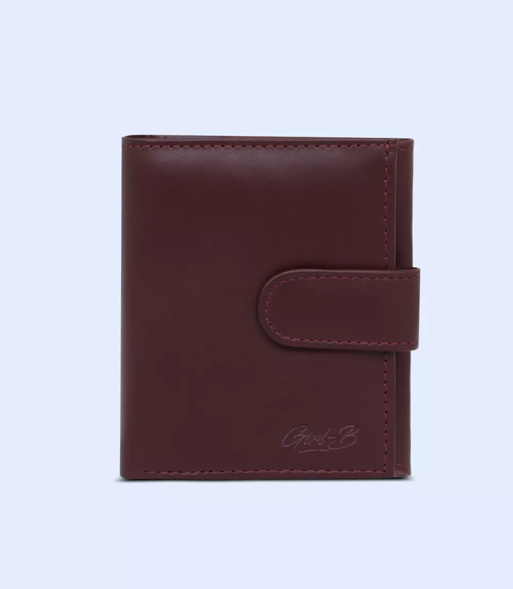 WB2226-MAROON-Women Wallet