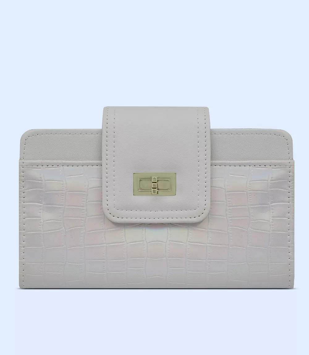 WB2513-SILVER-Women Wallet