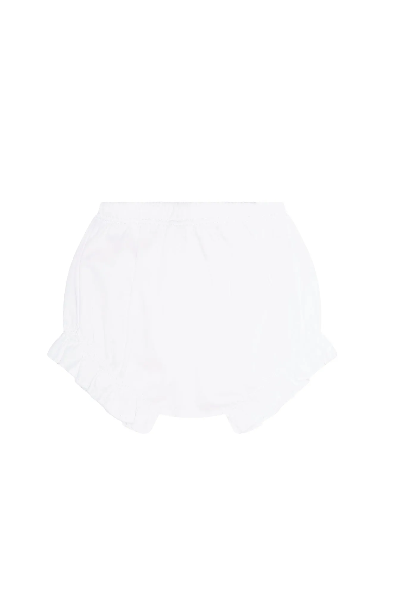 White Baby Bow Bloomer