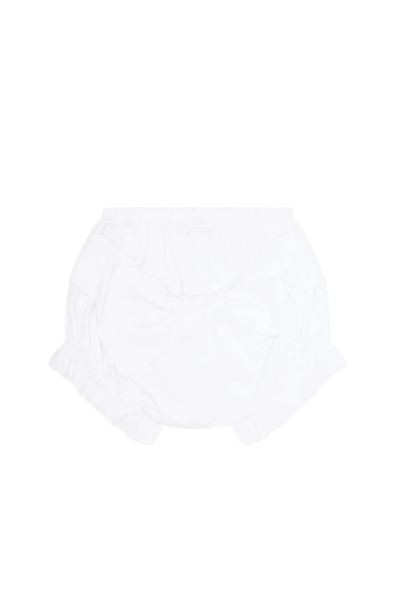 White Baby Bow Bloomer