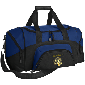 Yahuah-Tree of Life 01 Designer Port & Co. Small Colorblock Sport Duffel Bag (6 colors)