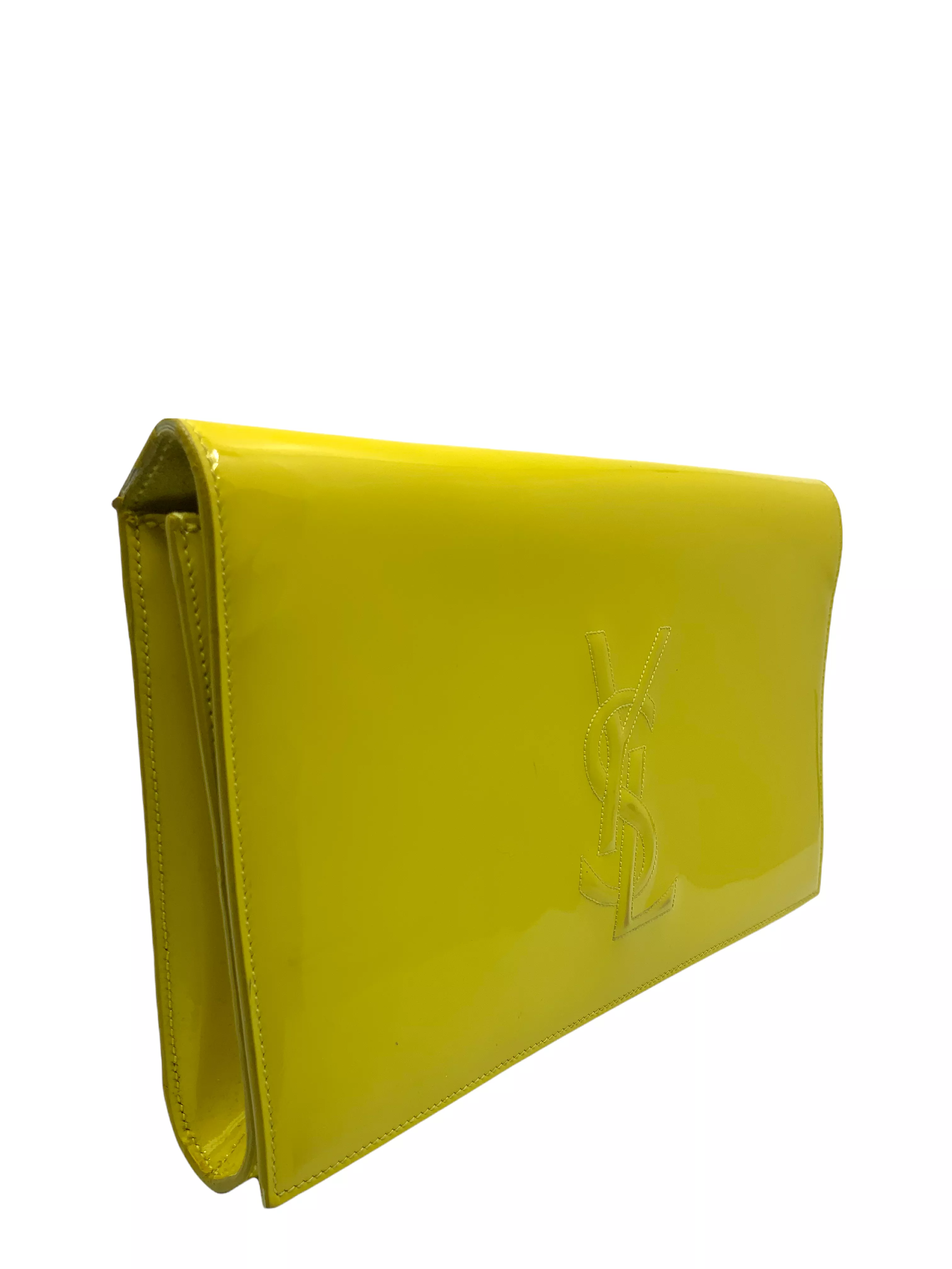 Yves Saint Laurent Belle De Jour Patent Leather Clutch