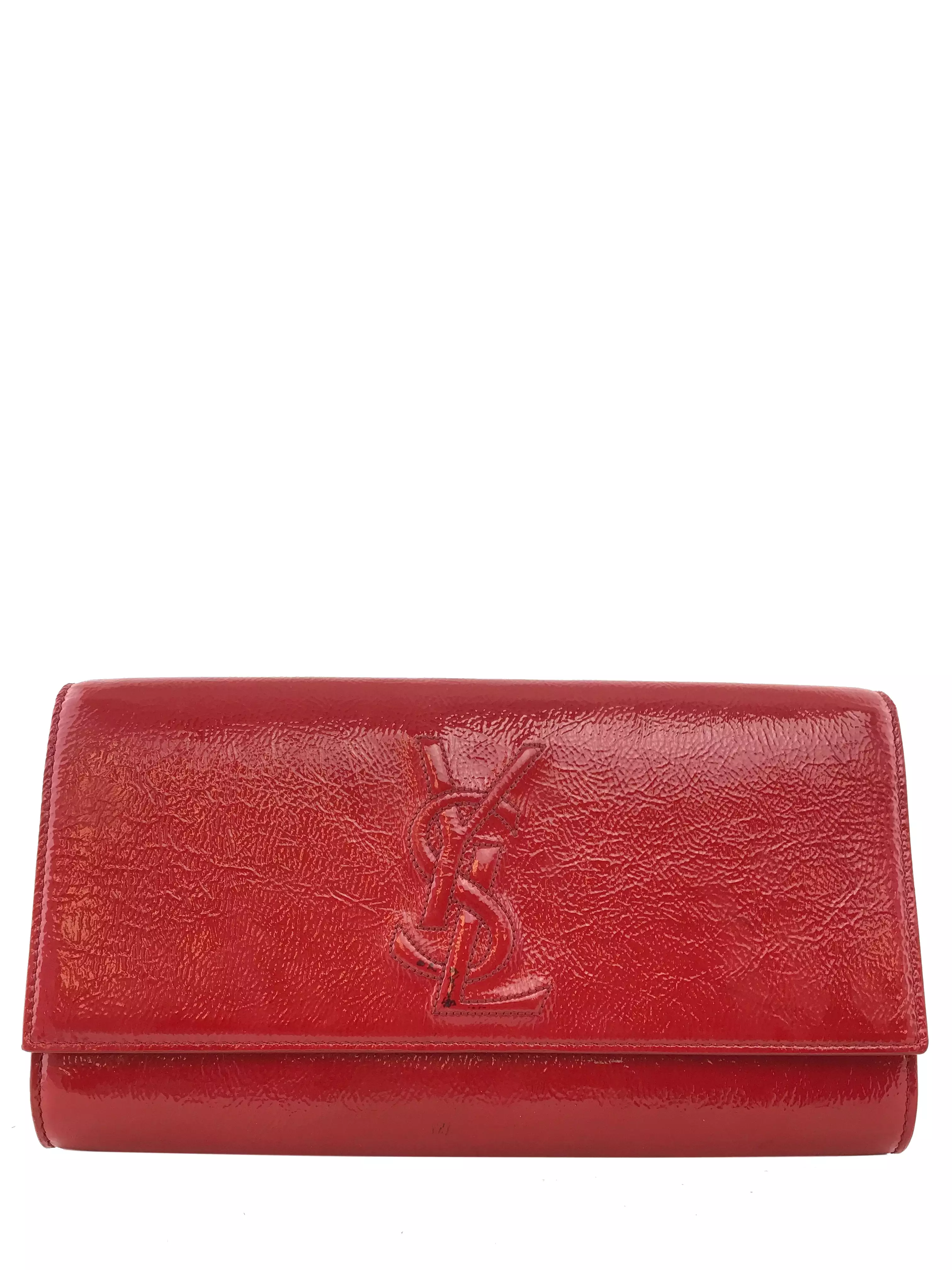 Yves Saint Laurent Belle De Jour Patent Leather Clutch