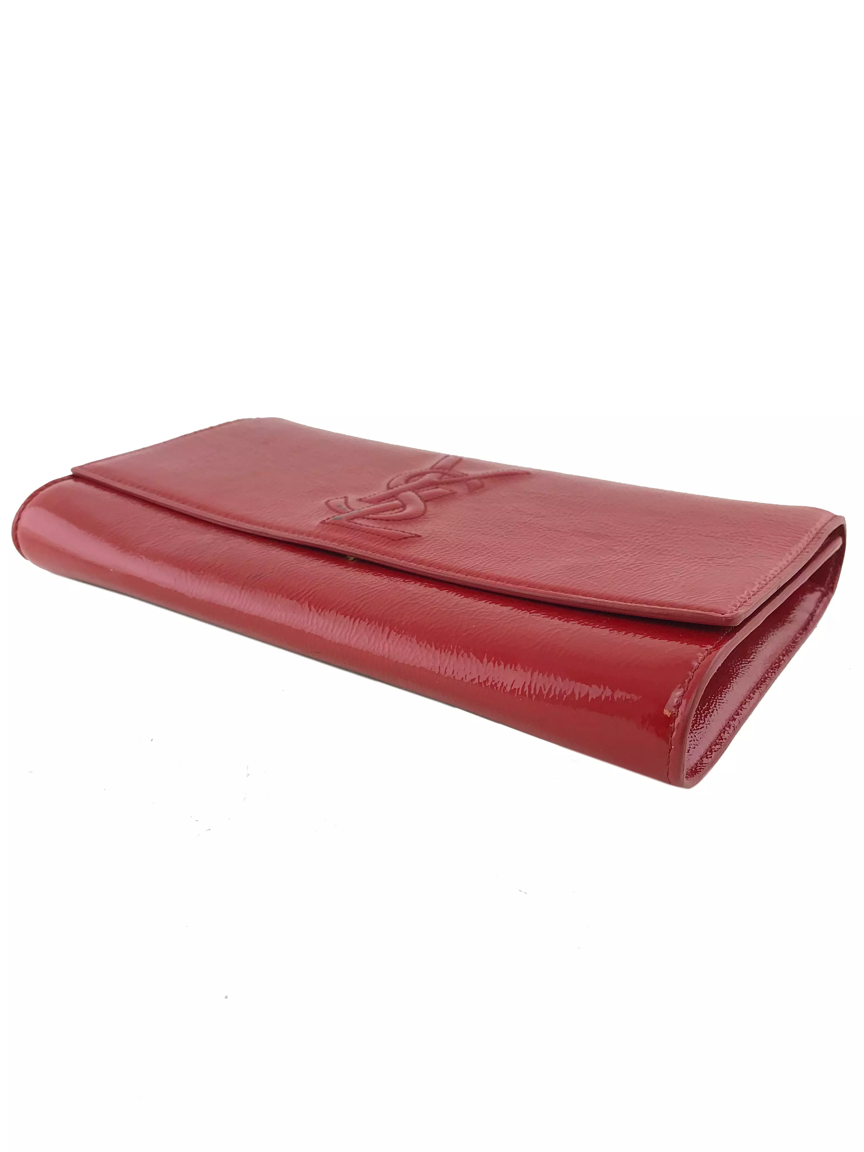 Yves Saint Laurent Belle De Jour Patent Leather Clutch